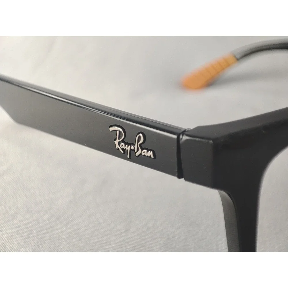 Ray-Ban RB 7025 5417 Black Orange Eyeglasses Frames 53-17-145 Rectangular
